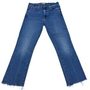 Mother The Rascal Ankle Fray Blue Jean Women's Denim Pants, Size 26